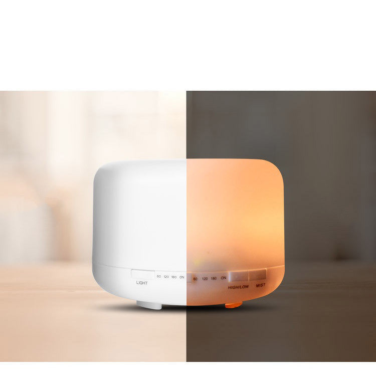 Aroma Diffuser & Humidifier (Colour-changing / Warm Light) – Remote Optional