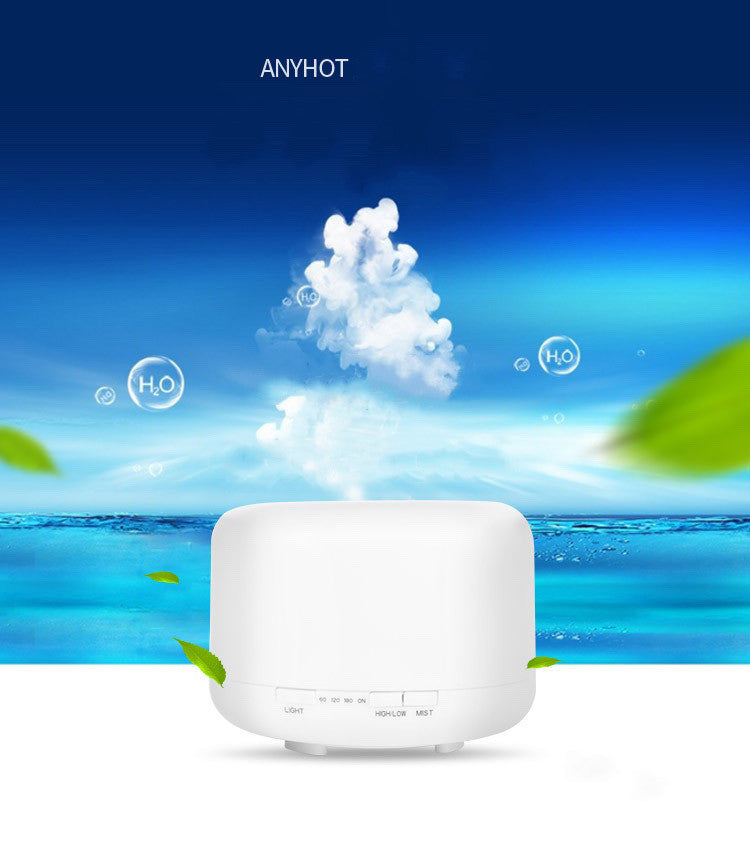 Aroma Diffuser & Humidifier (Colour-changing / Warm Light) – Remote Optional