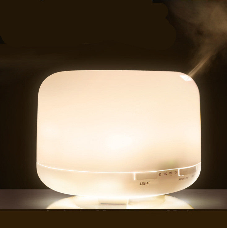 Aroma Diffuser & Humidifier (Colour-changing / Warm Light) – Remote Optional