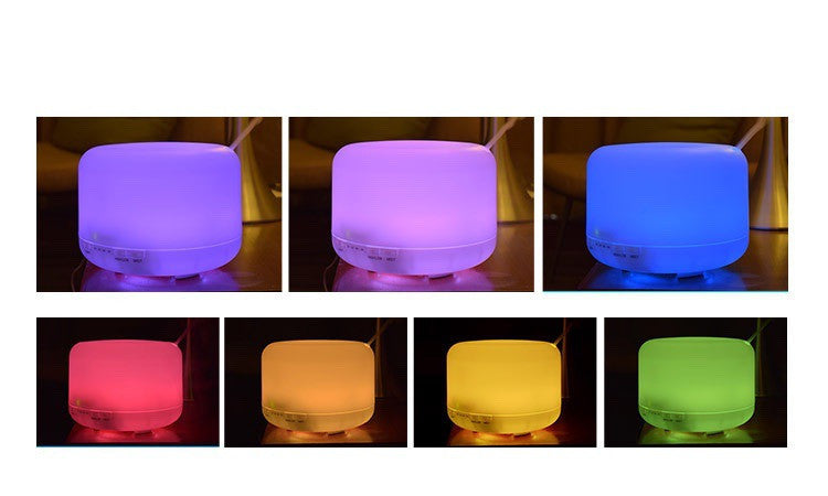 Aroma Diffuser & Humidifier (Colour-changing / Warm Light) – Remote Optional