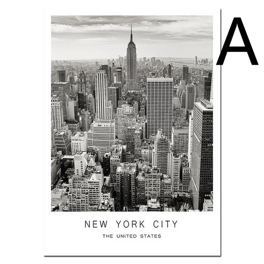 Home Decoration Poster - World Cities