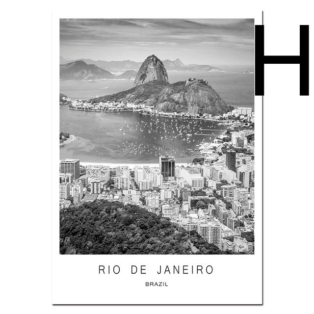 Home Decoration Poster - World Cities