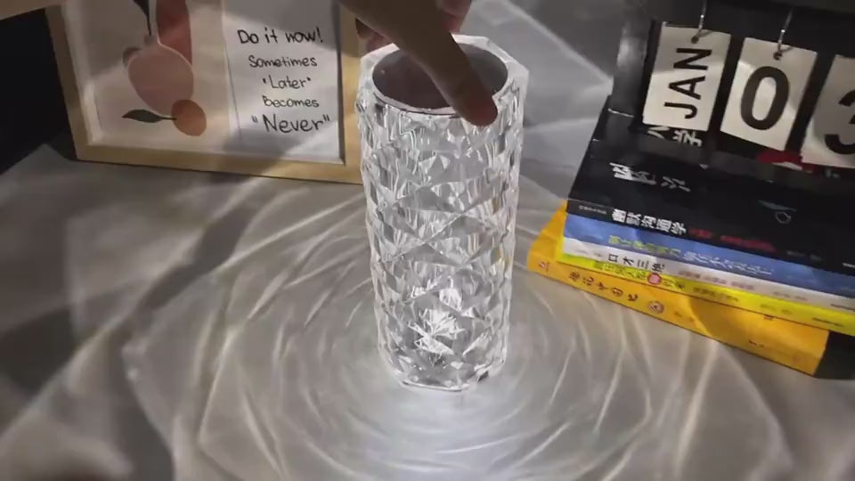 Nordic Crystal Dimming Lamp video 3