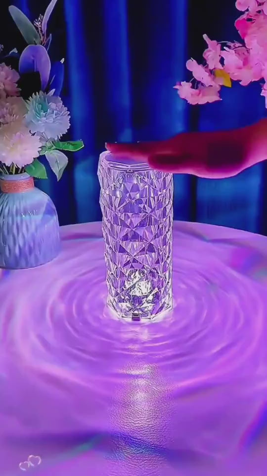 Nordic Crystal Dimming Lamp video 2